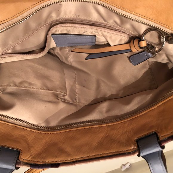 COACH PURSE NO. J1126-18870 MEDIUM With Signature Logo Multicolor EUC - Picture 4 of 9